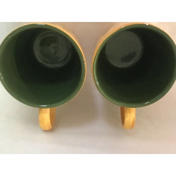 Tabletops Gallery Provincial Le Fleur Coffee Mug/Cup set of 2 Hand Paint/Crafted - Picture 7 of 9